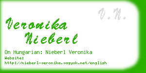 veronika nieberl business card